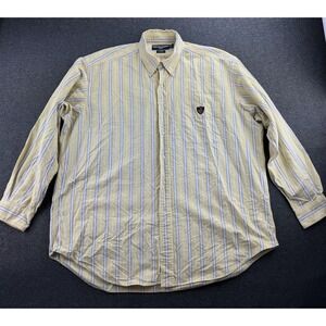 Ralph Lauren Golf Men's Oxford Shirt Size XL Tilden VTG Crest 90's Loose Comfort